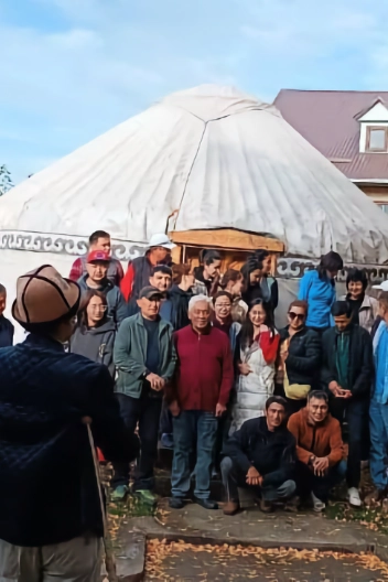 Office team member working